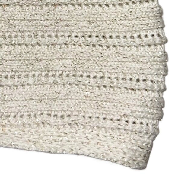 Tommy Bahama Metallic Gold Thread Knit Sweater S Long Sleeve Lightweight - Picture 5 of 9